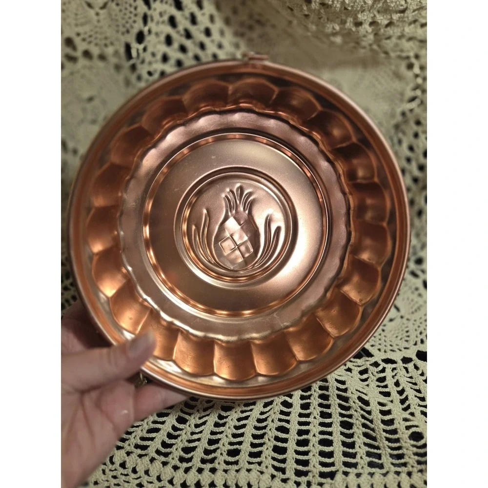 Vintage Pineapple Copper Cake Mold